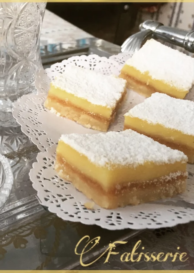 Carrés au citron