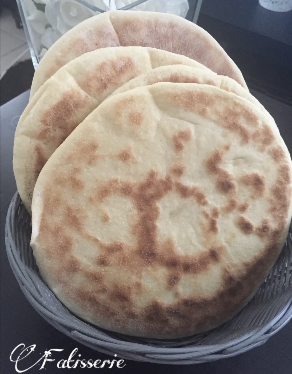 Matlouh (pain algérien cuit à la poêle)