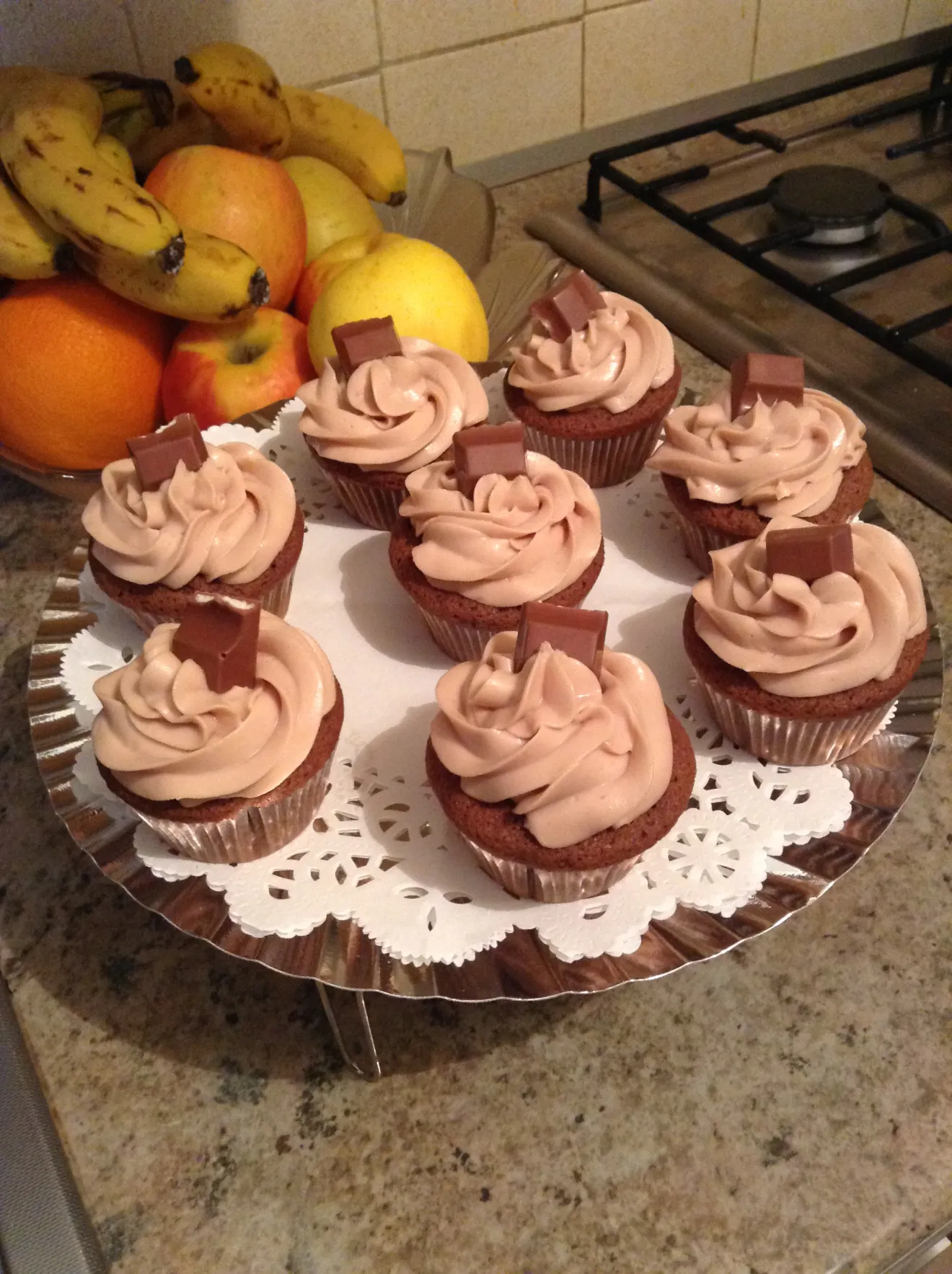 Cupcakes topping Kinder Maxi