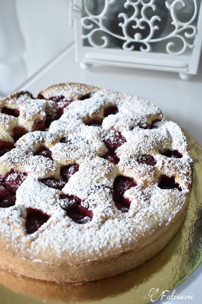 Gâteau facile aux framboises