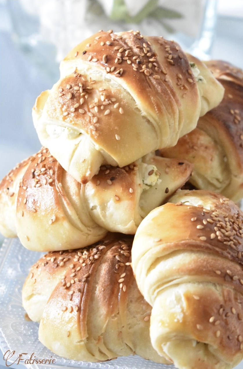 Croissants briochés/feuilletés turcs