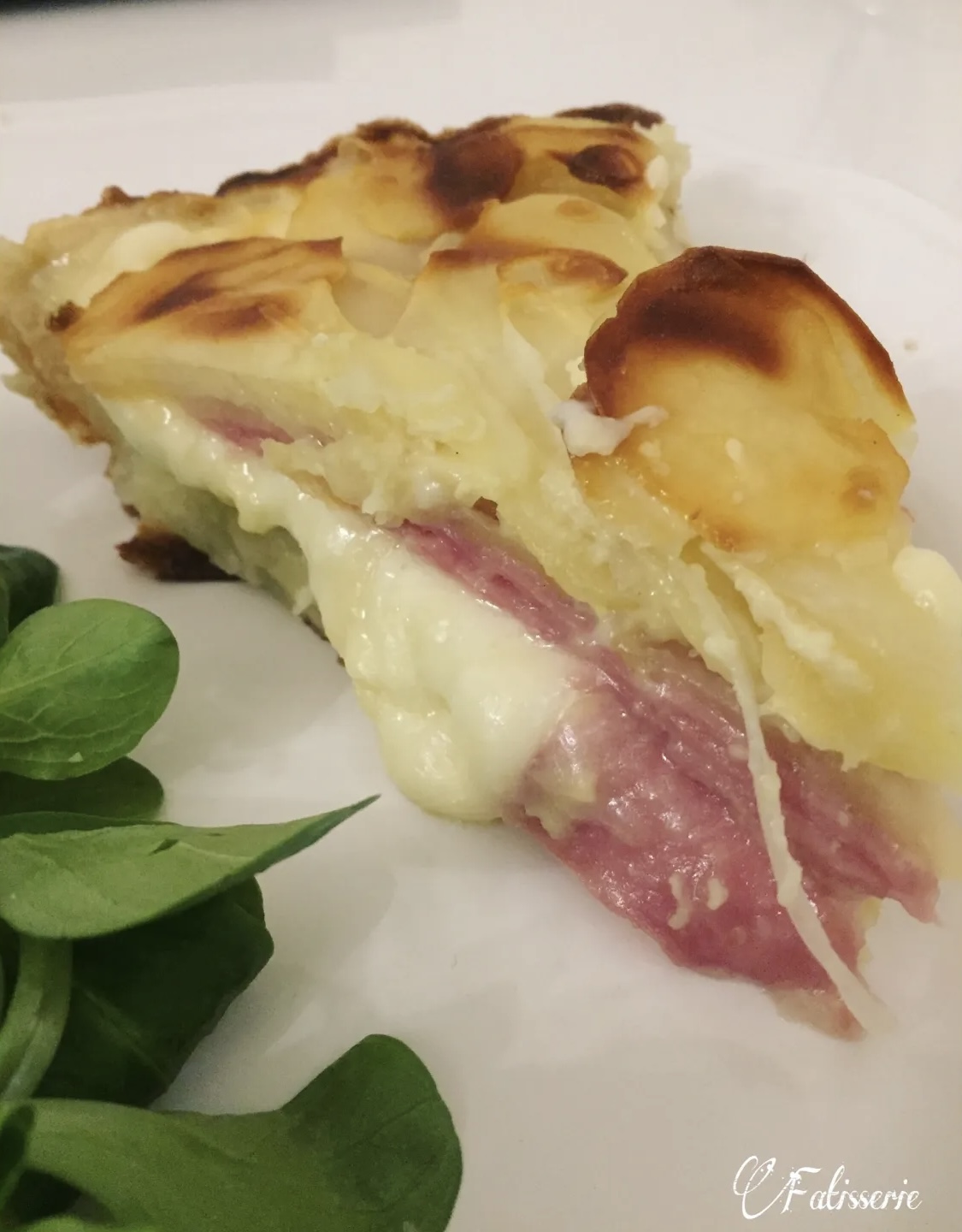 Gâteau façon raclette