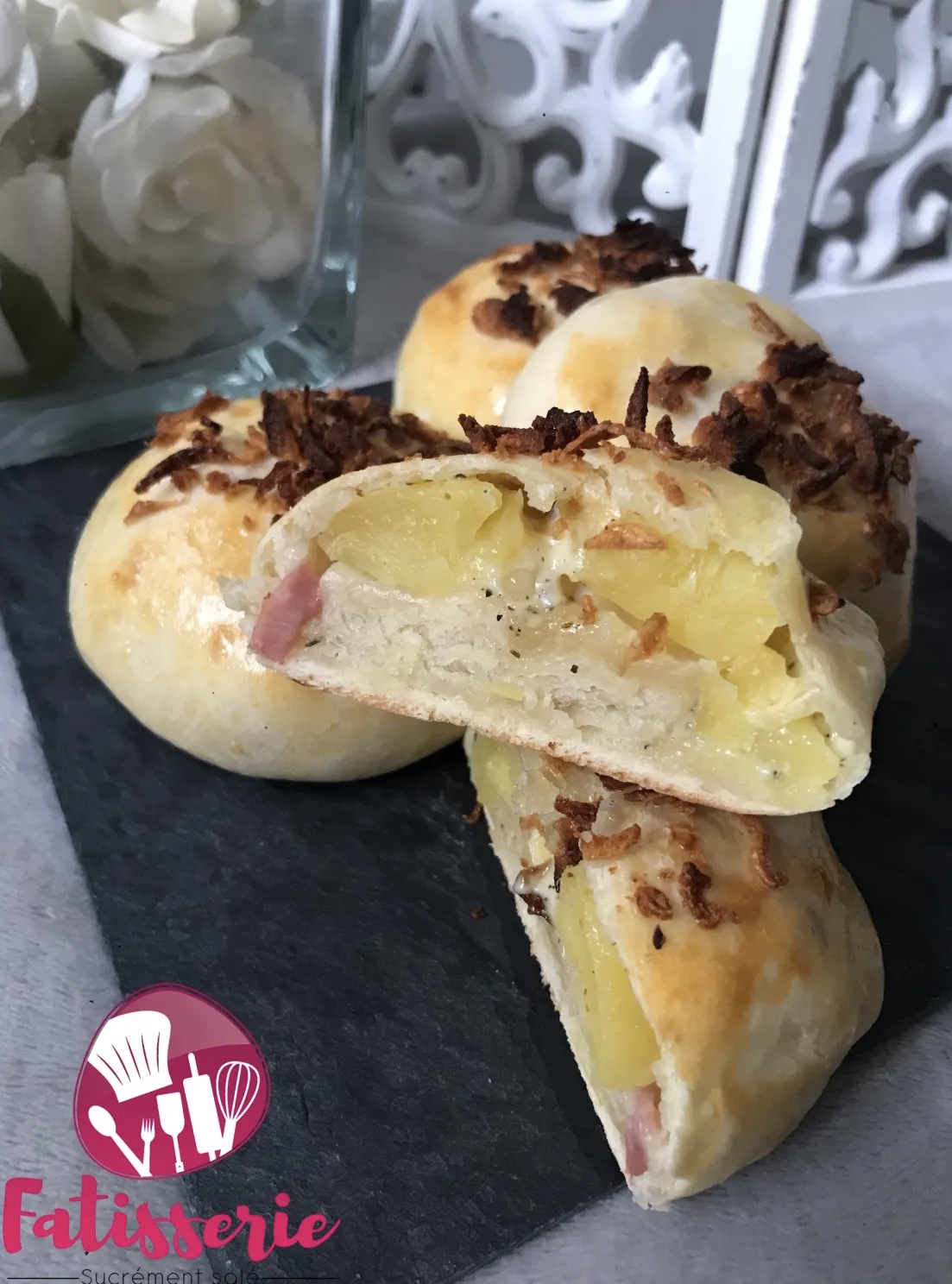Buns façon raclette