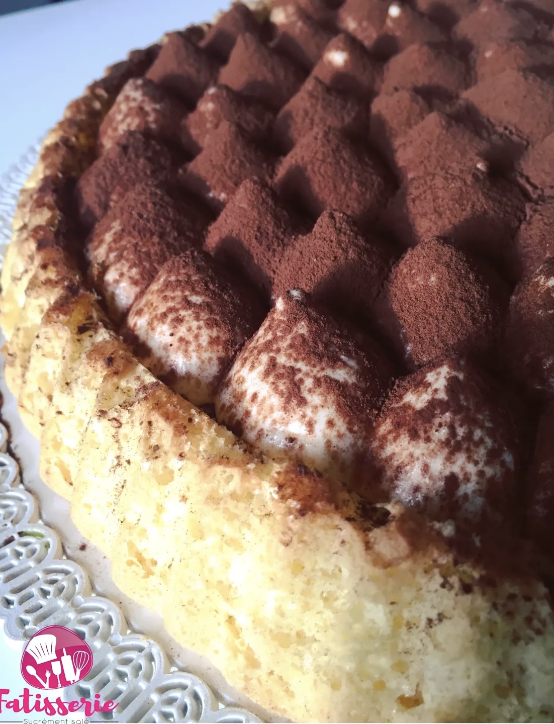 Tarte renversée façon tiramisu