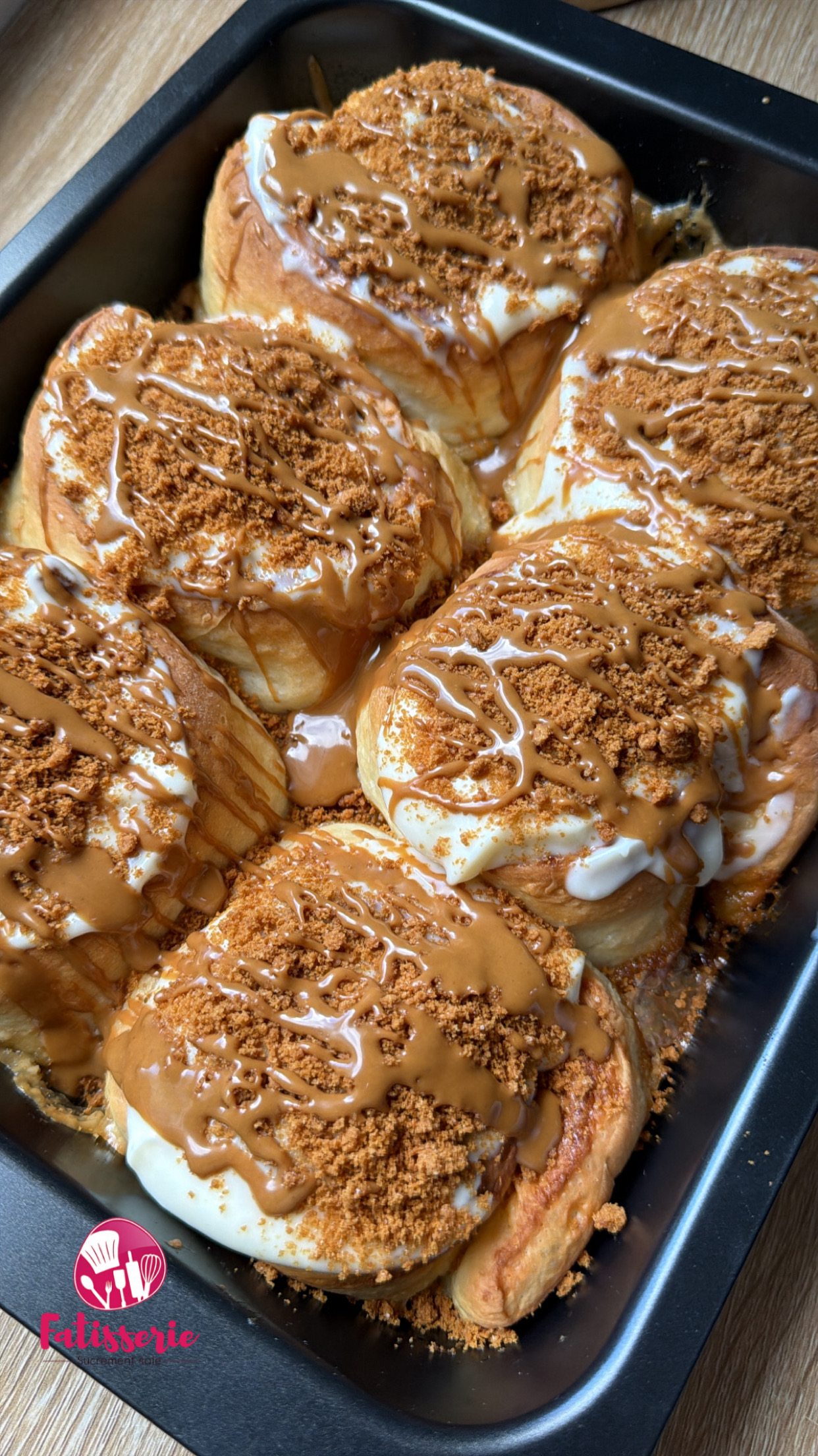 Cinnamon rolls au spéculoos