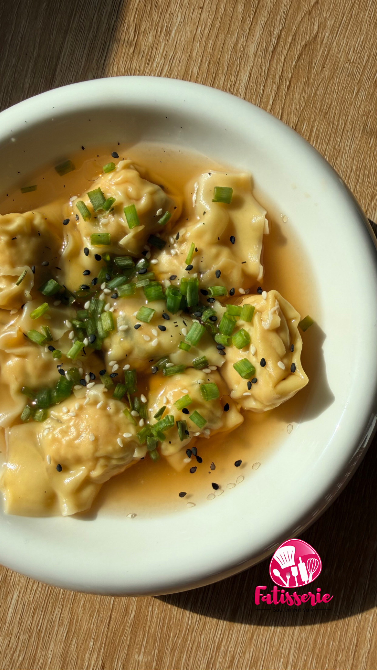 Bouillon facile aux wontons
